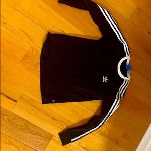 Adidas long sleeve striped shirt for women